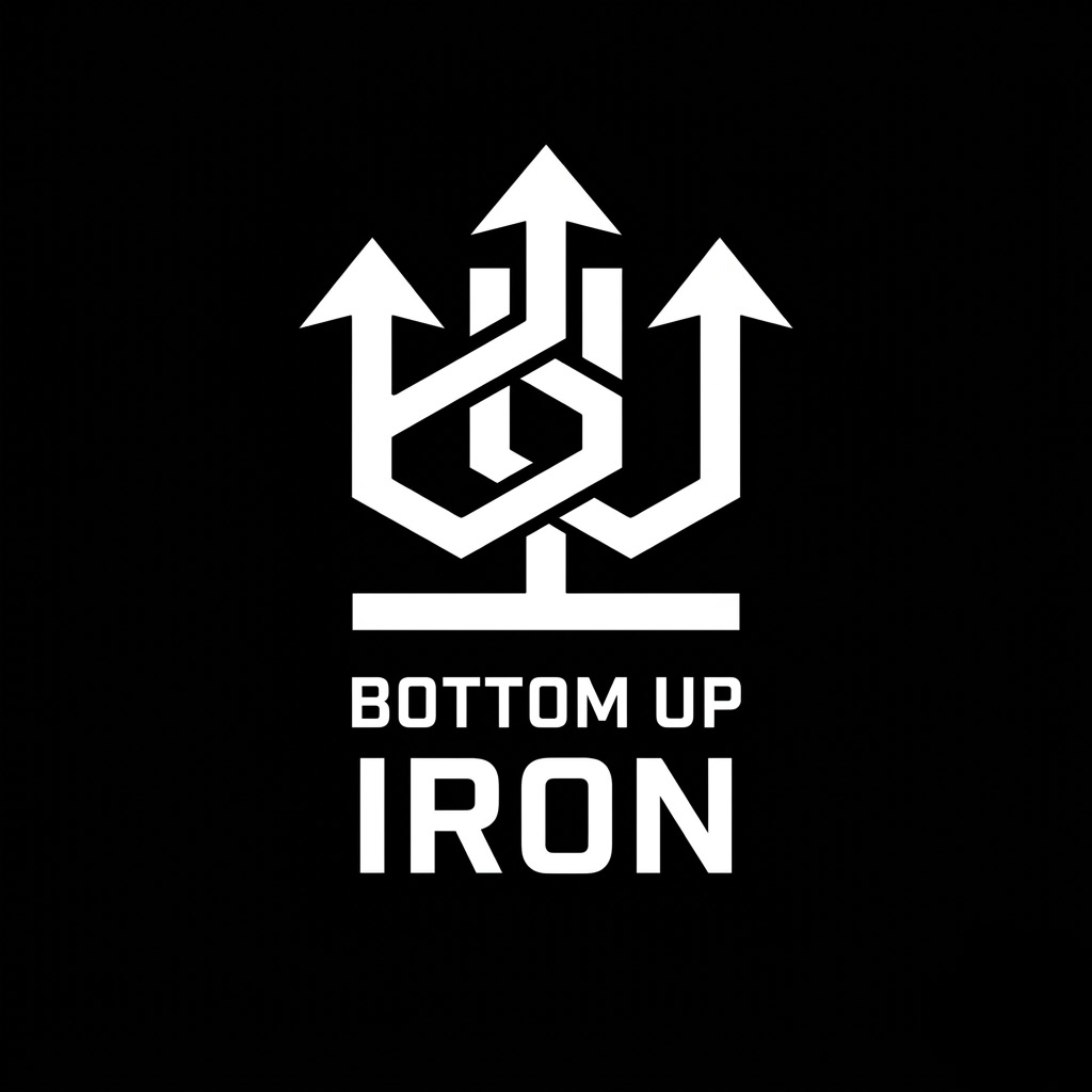 BOTTOM UP IRON Logo